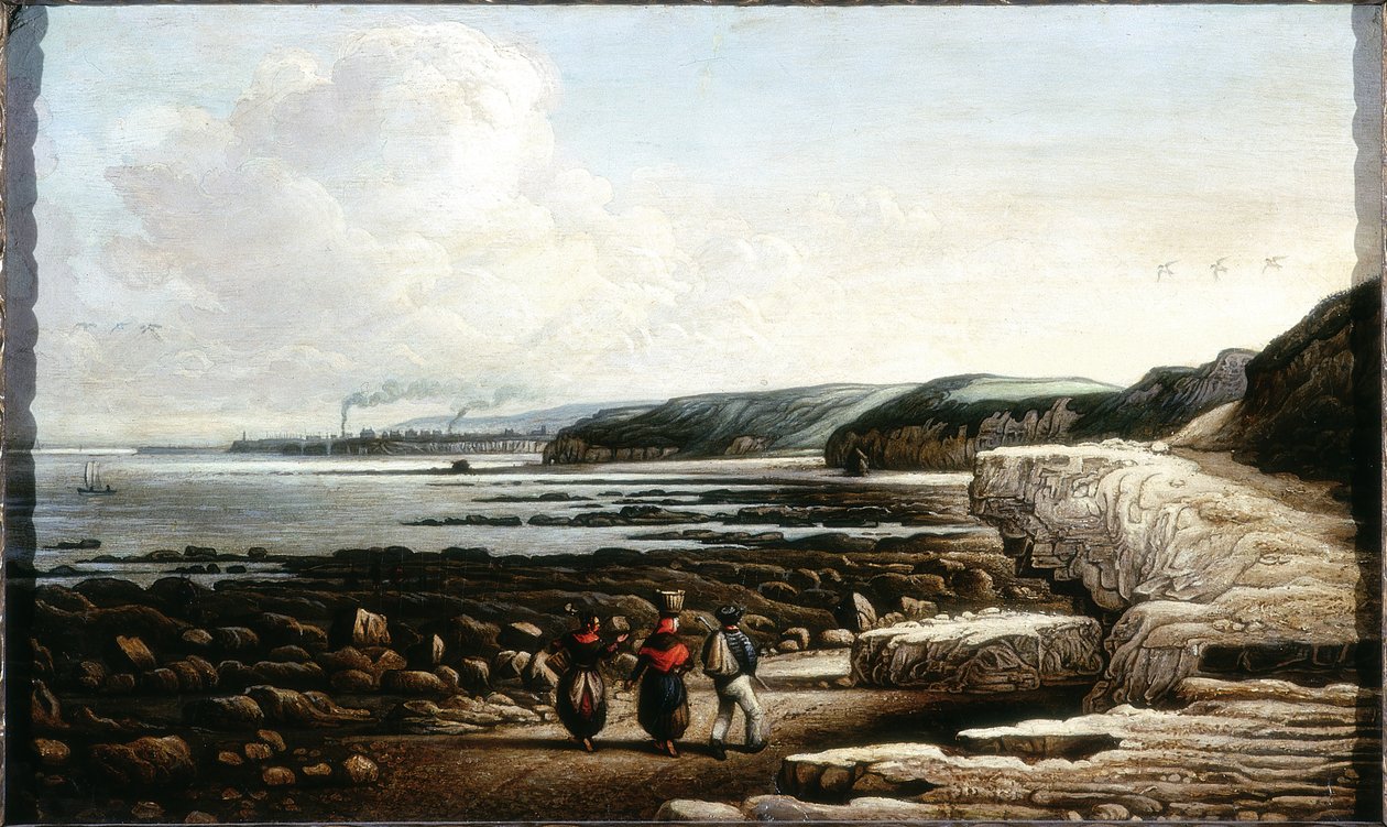 Escena Costera, Cullercoats de John Wilson Ewbank