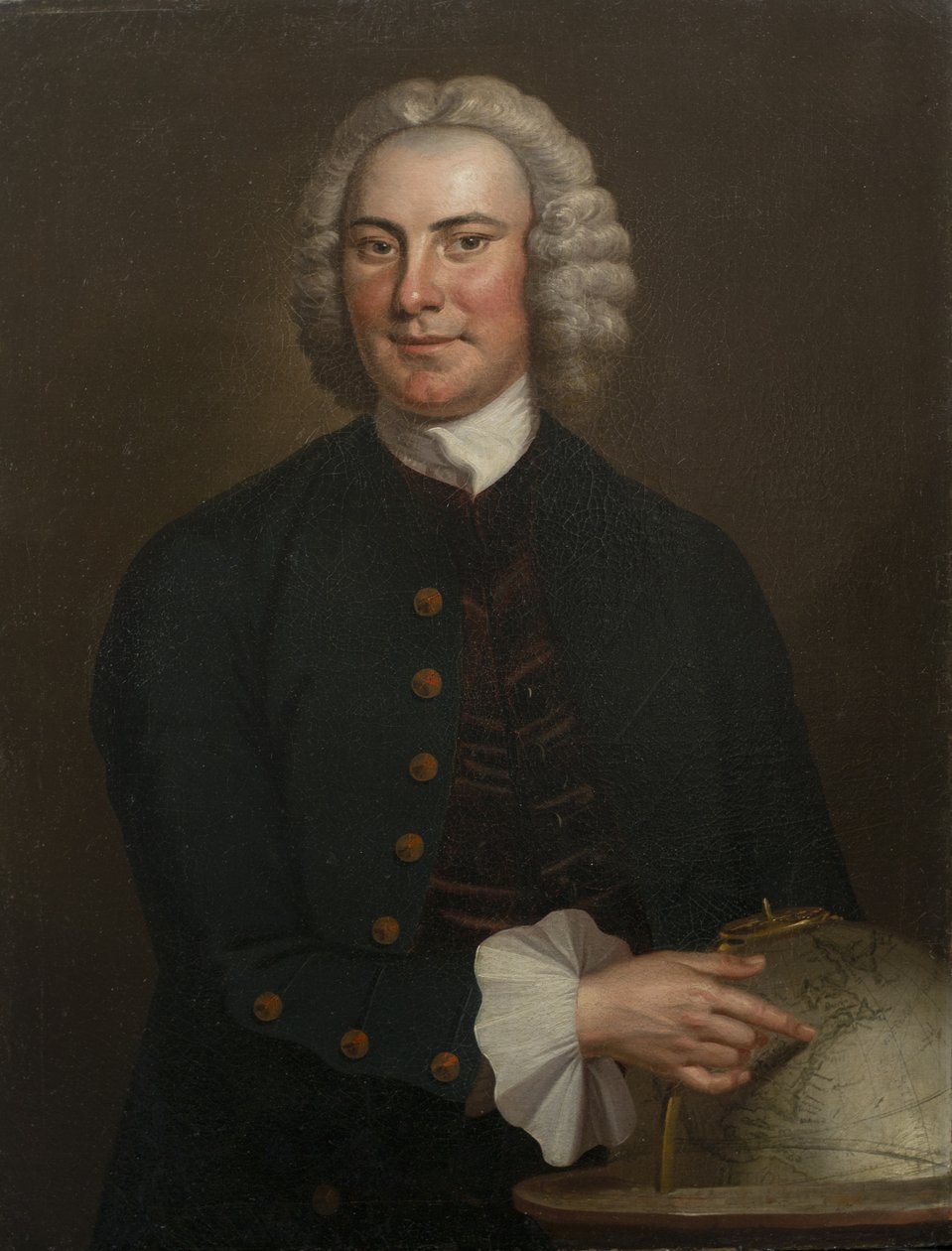 Capitán John Waddell (1714-1762), 1750 de John Wollaston