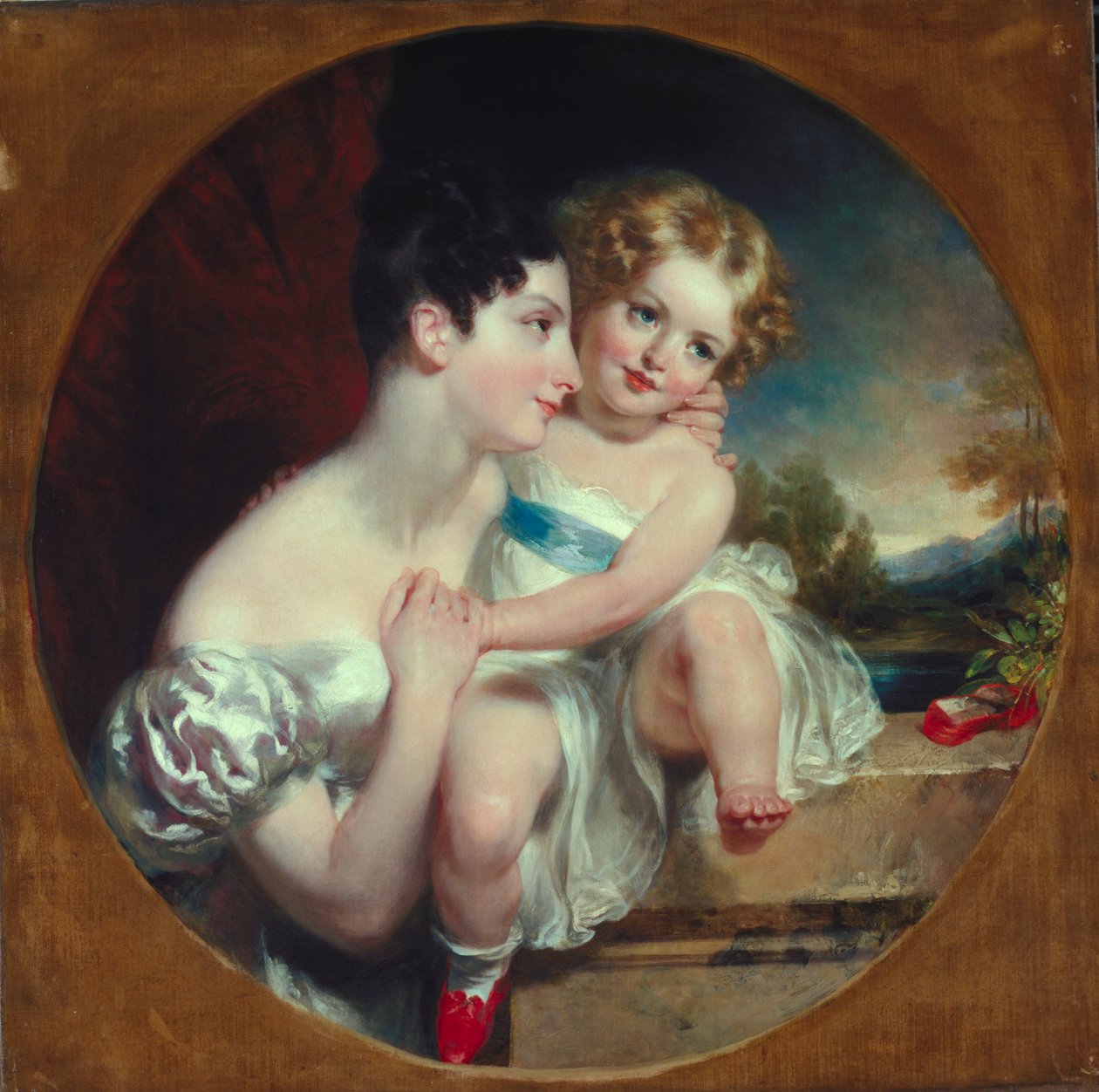 Madre e hijo, c.1840-45 de John Wood