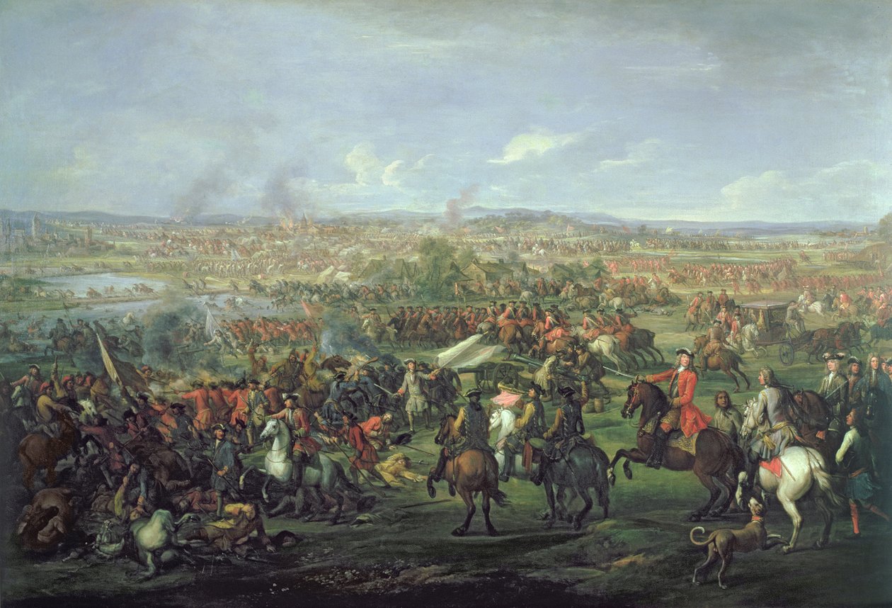 La batalla de Blenheim el 13 de agosto de 1704, c.1743 de John Wootton