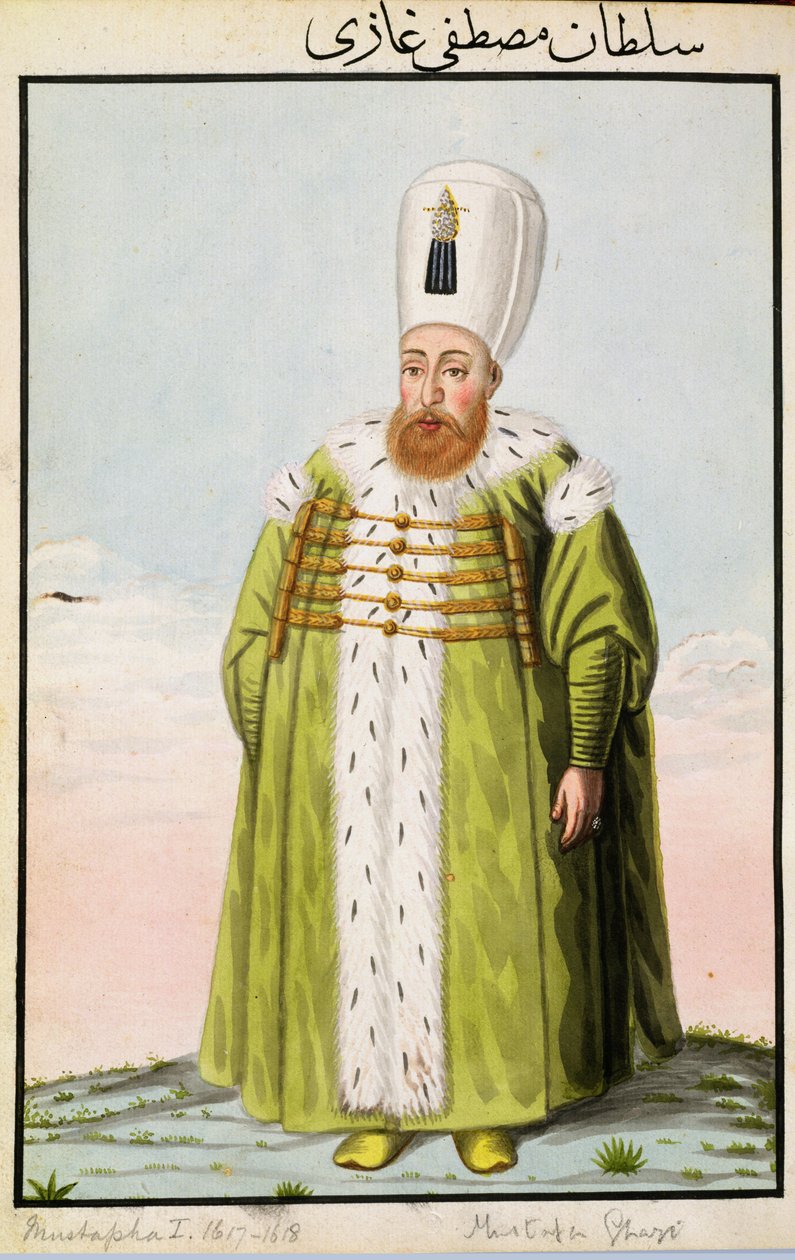 Mustapha I (1591-1639) Sultán 1617-18, 1622-23, de 