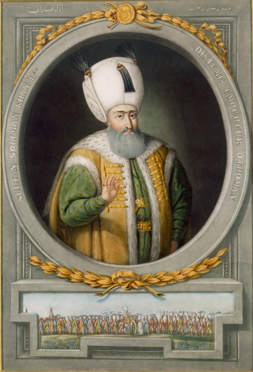 Sultán Suleiman Khan I, 10º Sultán del Imperio Otomano de John Young
