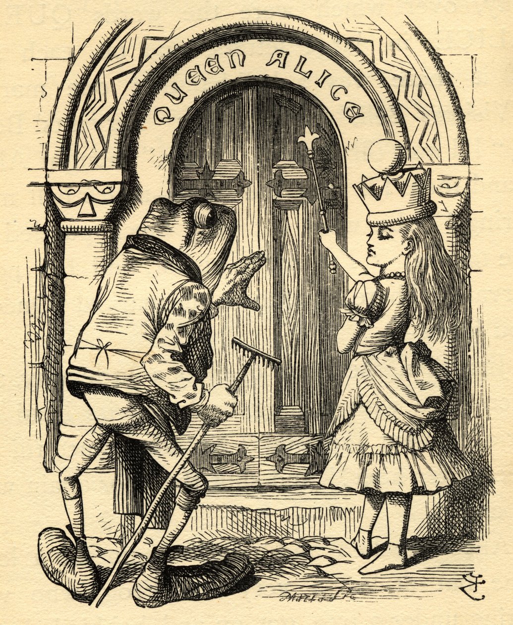 Alicia y la rana, ilustración de 