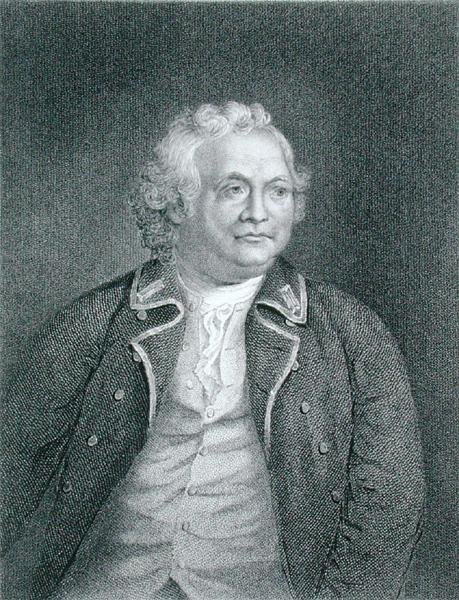 Mayor General Israel Putnam (1718-90) grabado por W. Humphreys de John (after) Trumbull