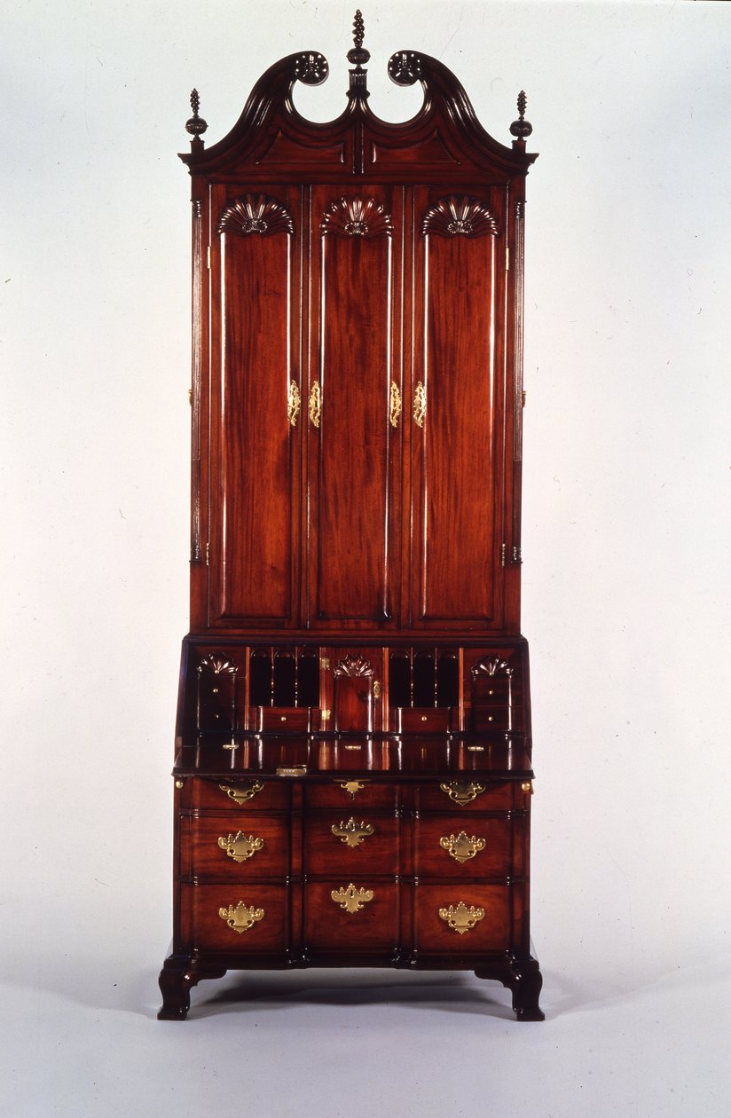 El escritorio y librero Chippendale de Nicholas Brown, c.1760-70 de John (attr. to) Goddard