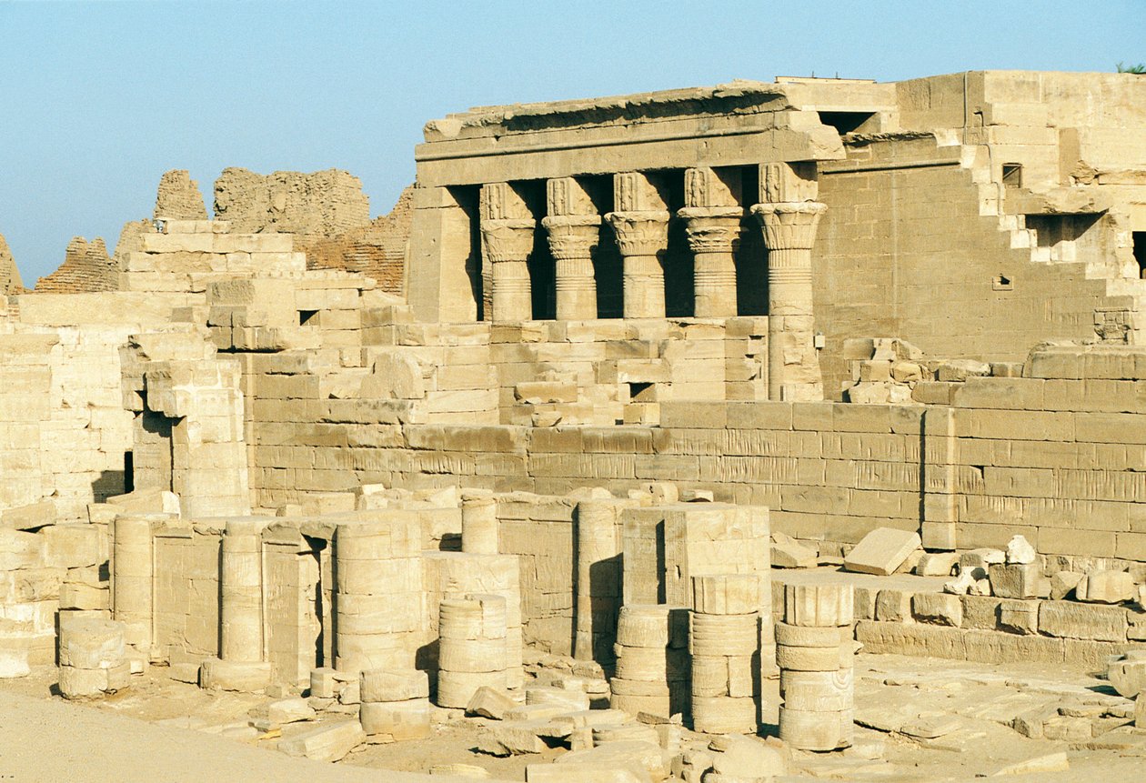 Egipto, Dandarah (Dendera), Templo de Hathor de Walter Charles Mills