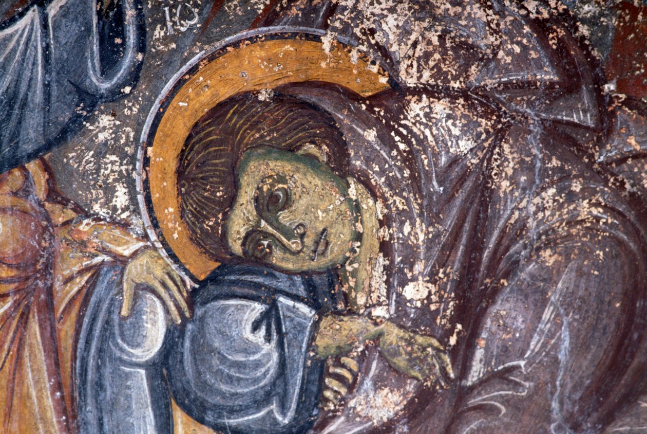 Figura de santo (detalle) de Walter Charles Mills