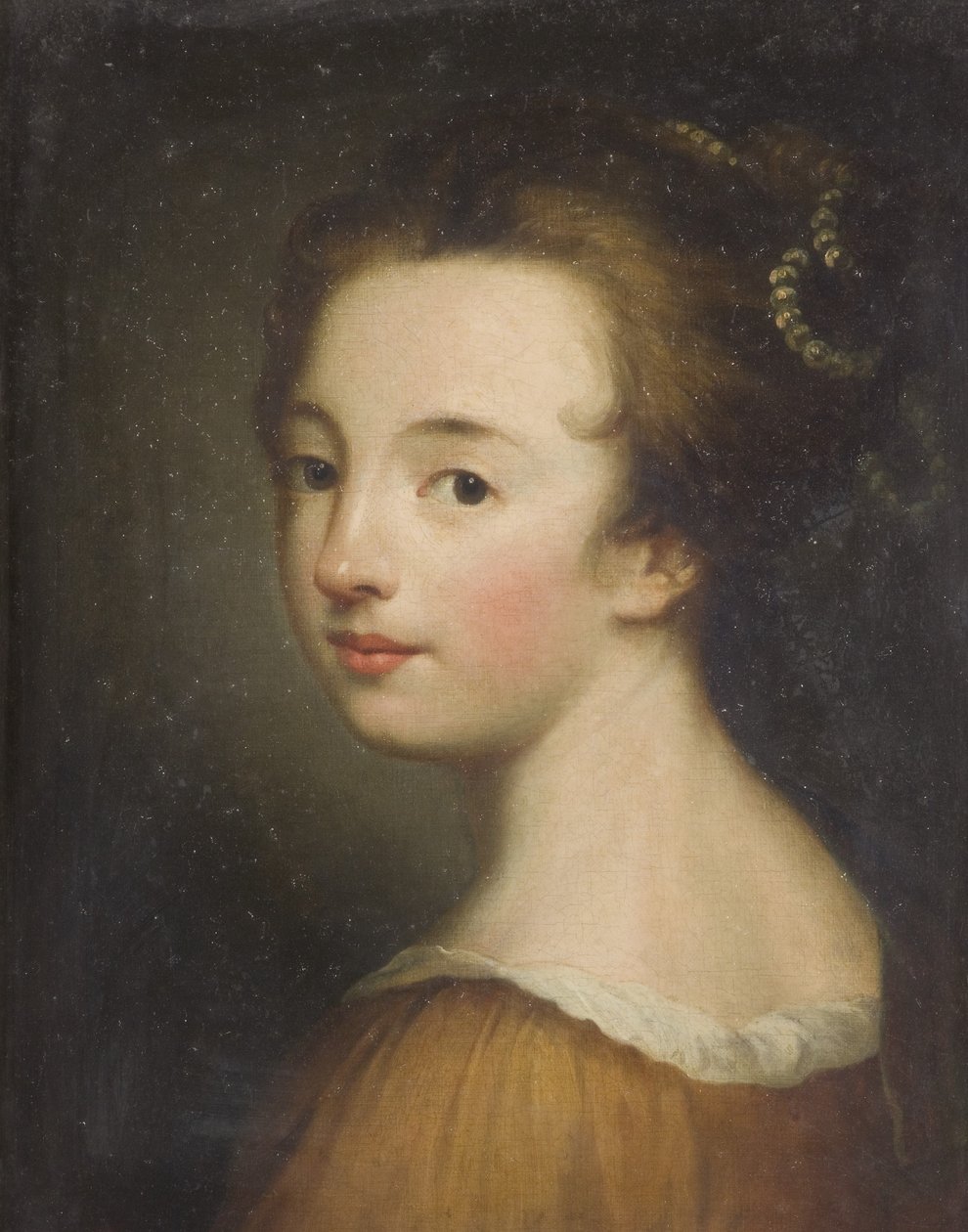 Retrato de una niña de John (attr.to) Opie