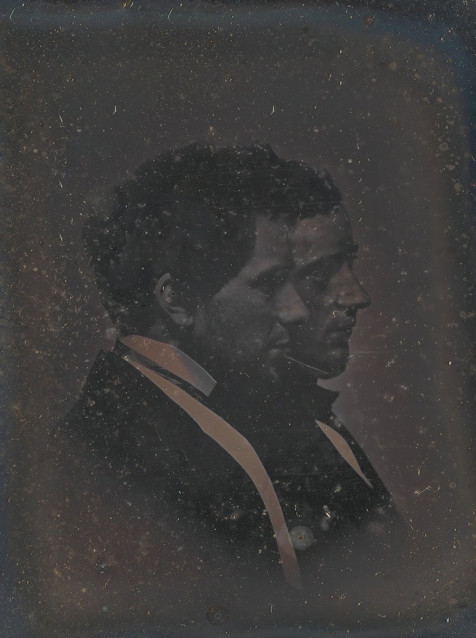 Autorretrato con el hermano del artista, 1840s de John Adams Whipple