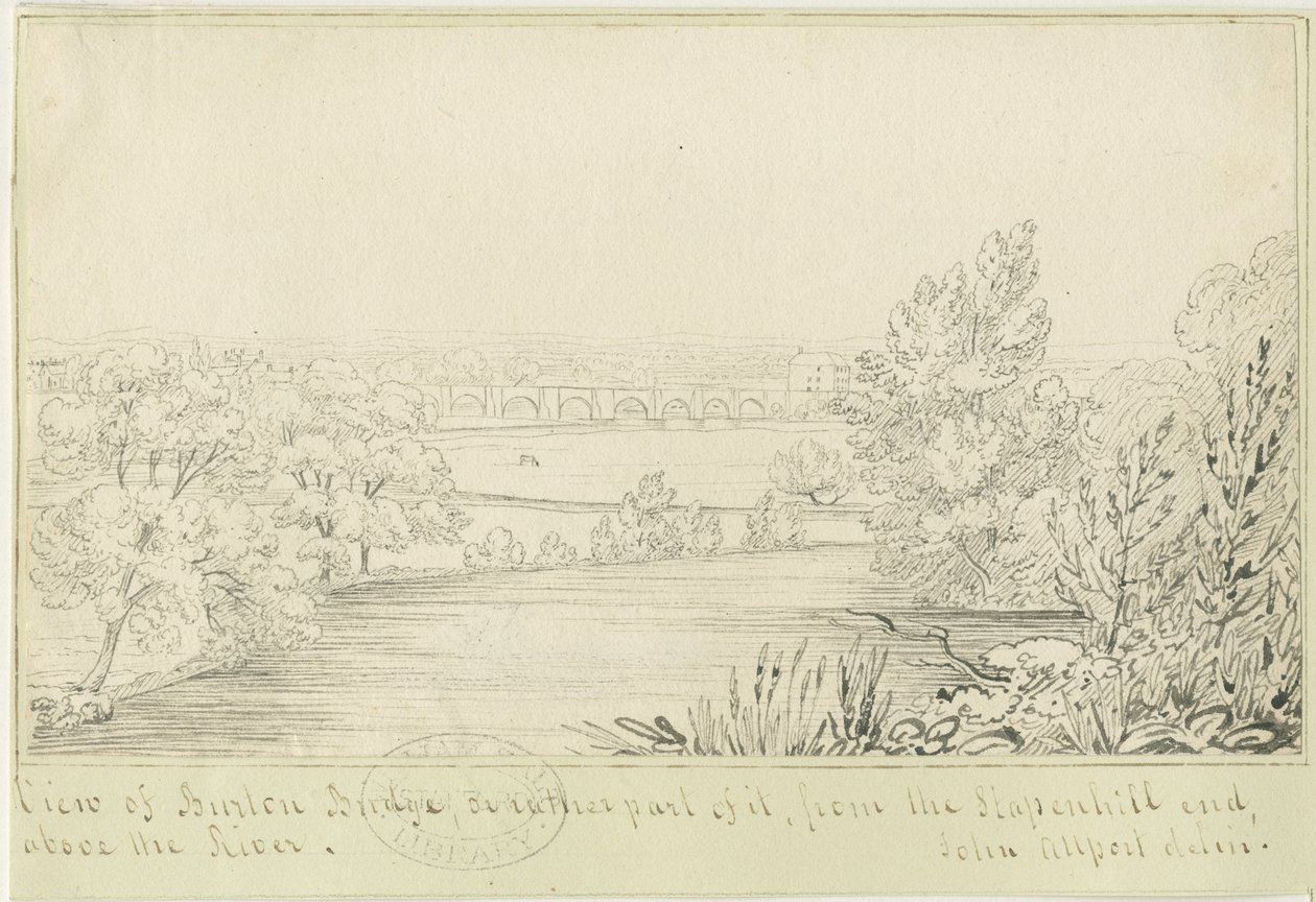 Burton-upon-Trent - Puente y Ciudad de John Allport