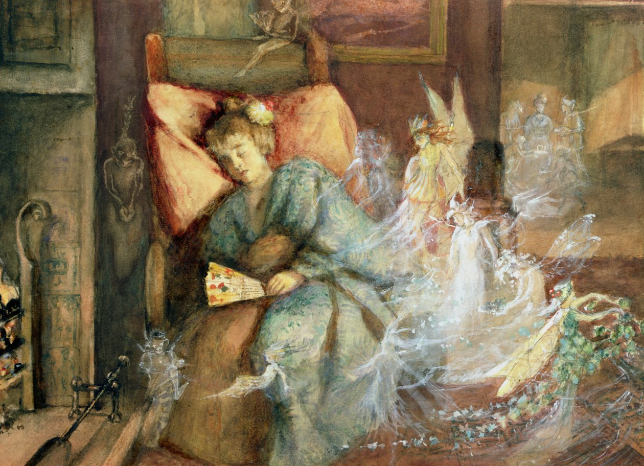 Soñando de John Anster Fitzgerald