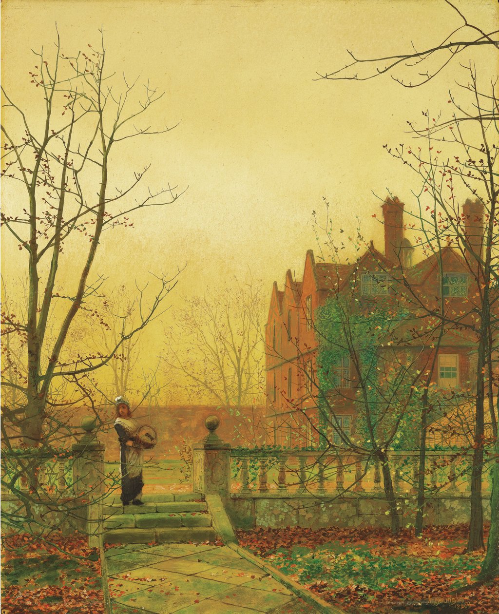Otoño dorado de John Atkinson Grimshaw