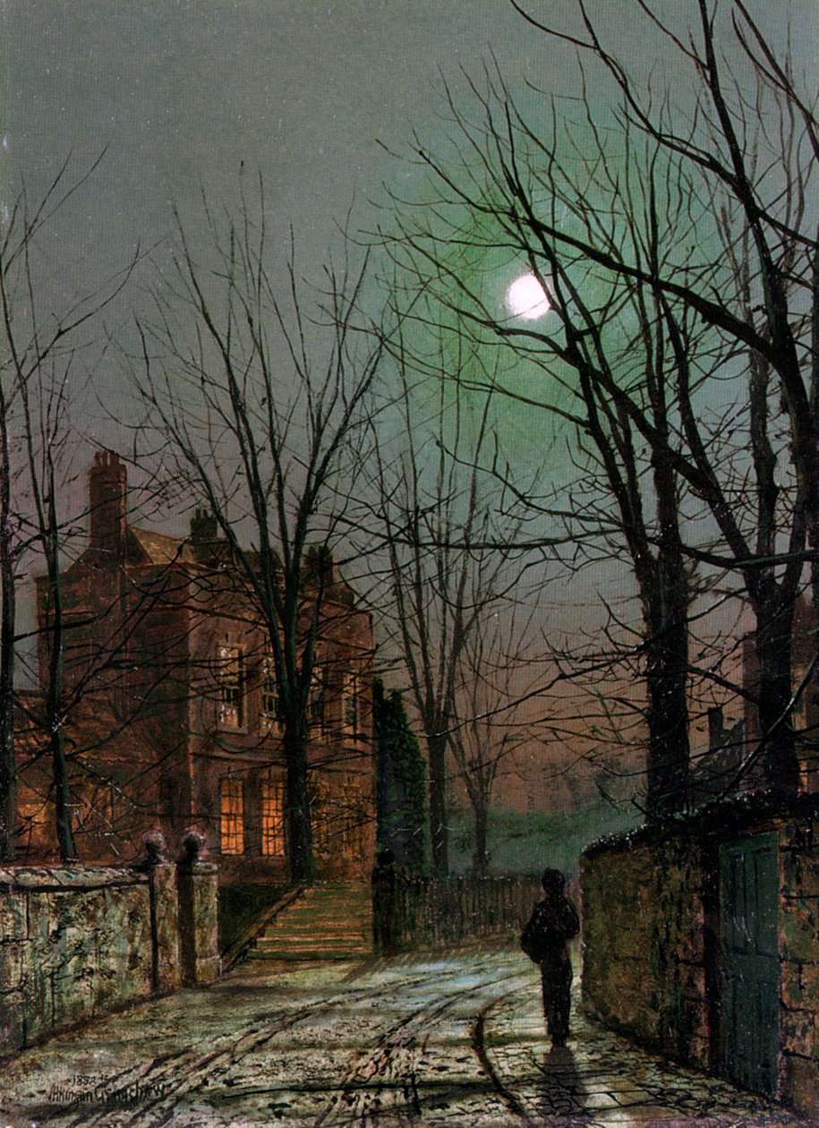 A la Luz de la Luna, 1882 de John Atkinson Grimshaw