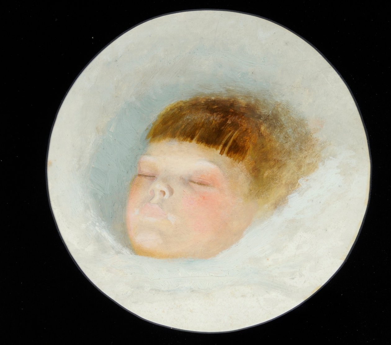 Cabeza de Gertrude Grimshaw de John Atkinson Grimshaw