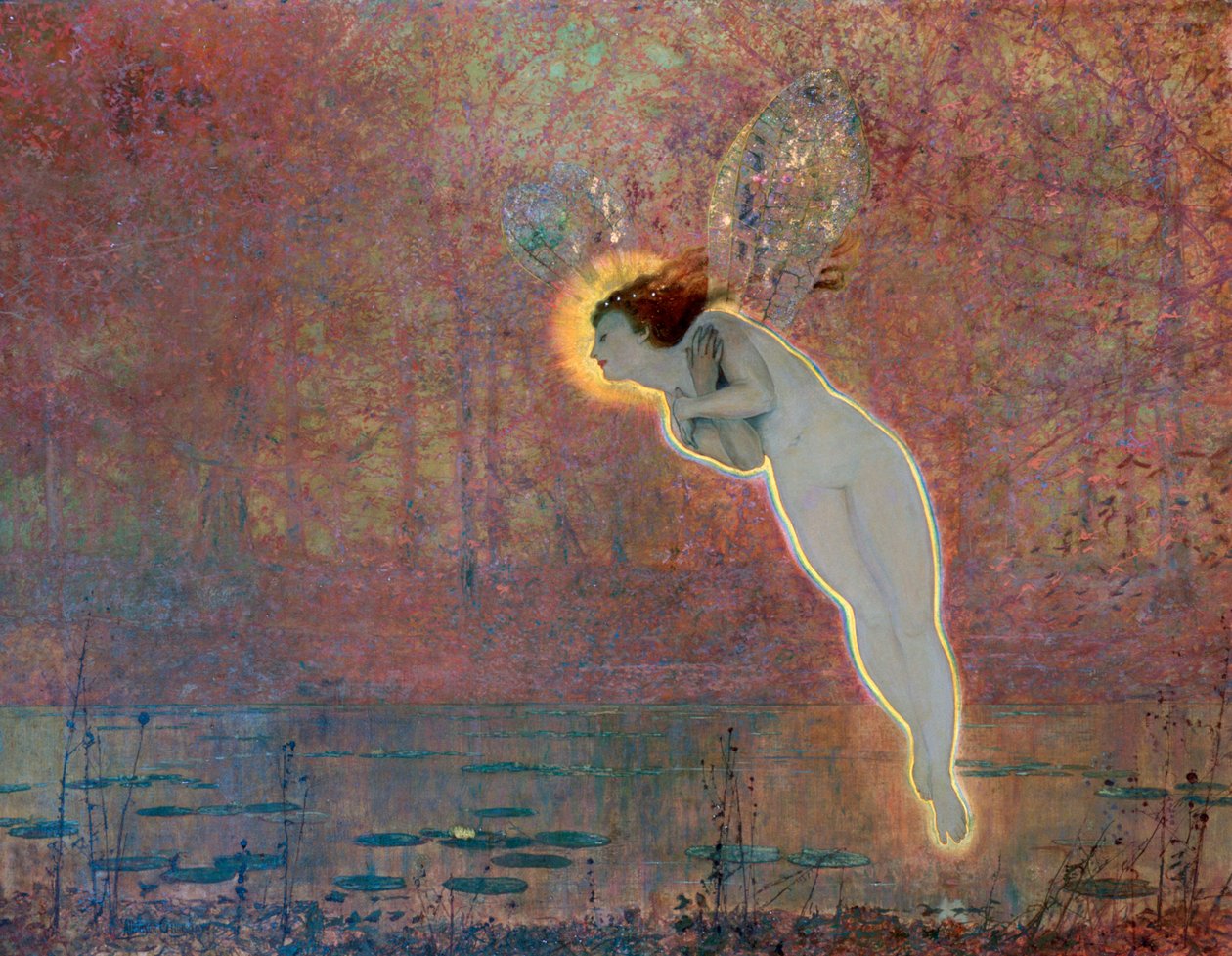Iris, c1860-1893 de John Atkinson Grimshaw