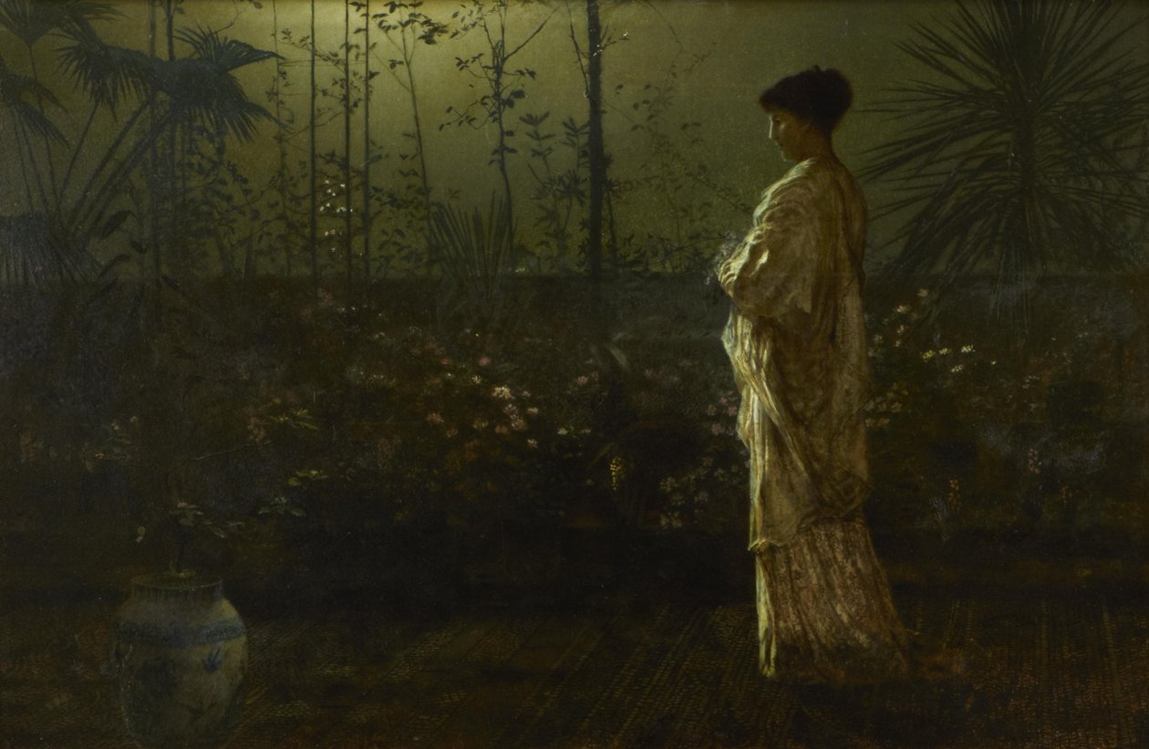 John Atkinson Grimshaw - Vigilia nocturna de John Atkinson Grimshaw