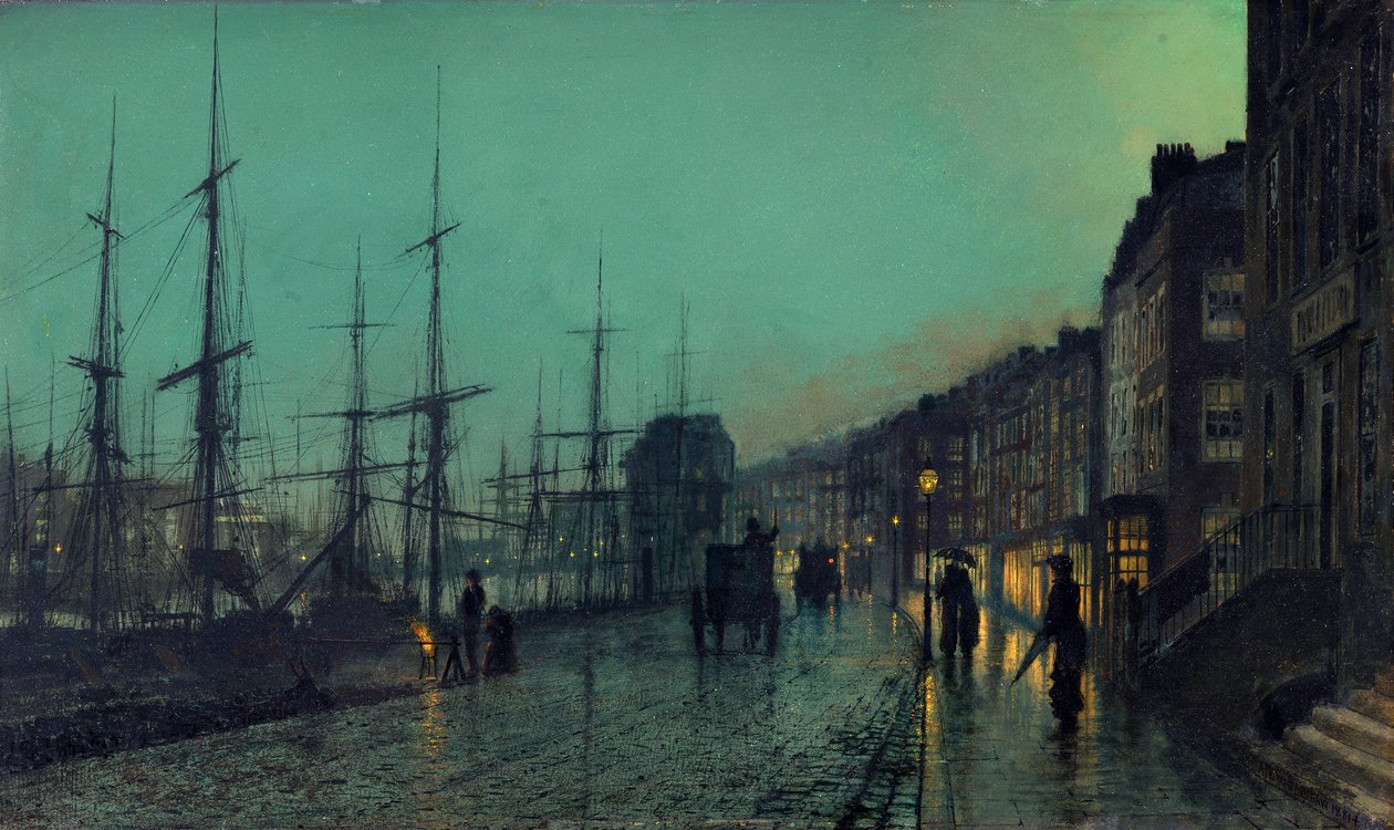 Navegación en el Clyde de John Atkinson Grimshaw