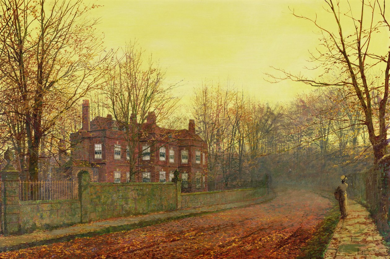 La Gloria Menguante del Año de John Atkinson Grimshaw