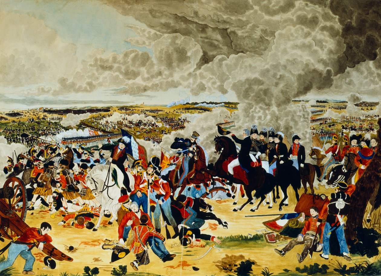 Batalla de Waterloo, 18 de junio de 1815 de John Atkinson II