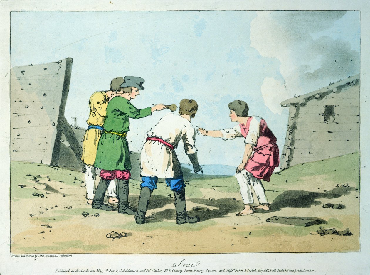 Svai Game, 1803 de John Augustus Atkinson