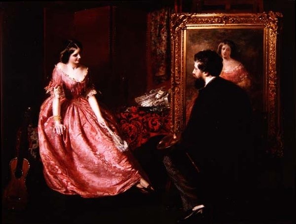 El artista y su modelo de John Ballantyne