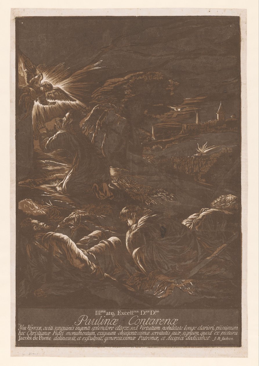 Cristo en el Huerto de Getsemaní
Obras de arte de maestros venecianos (título de la serie)
Ópera selectiva (título de la serie) de John Baptist Jackson