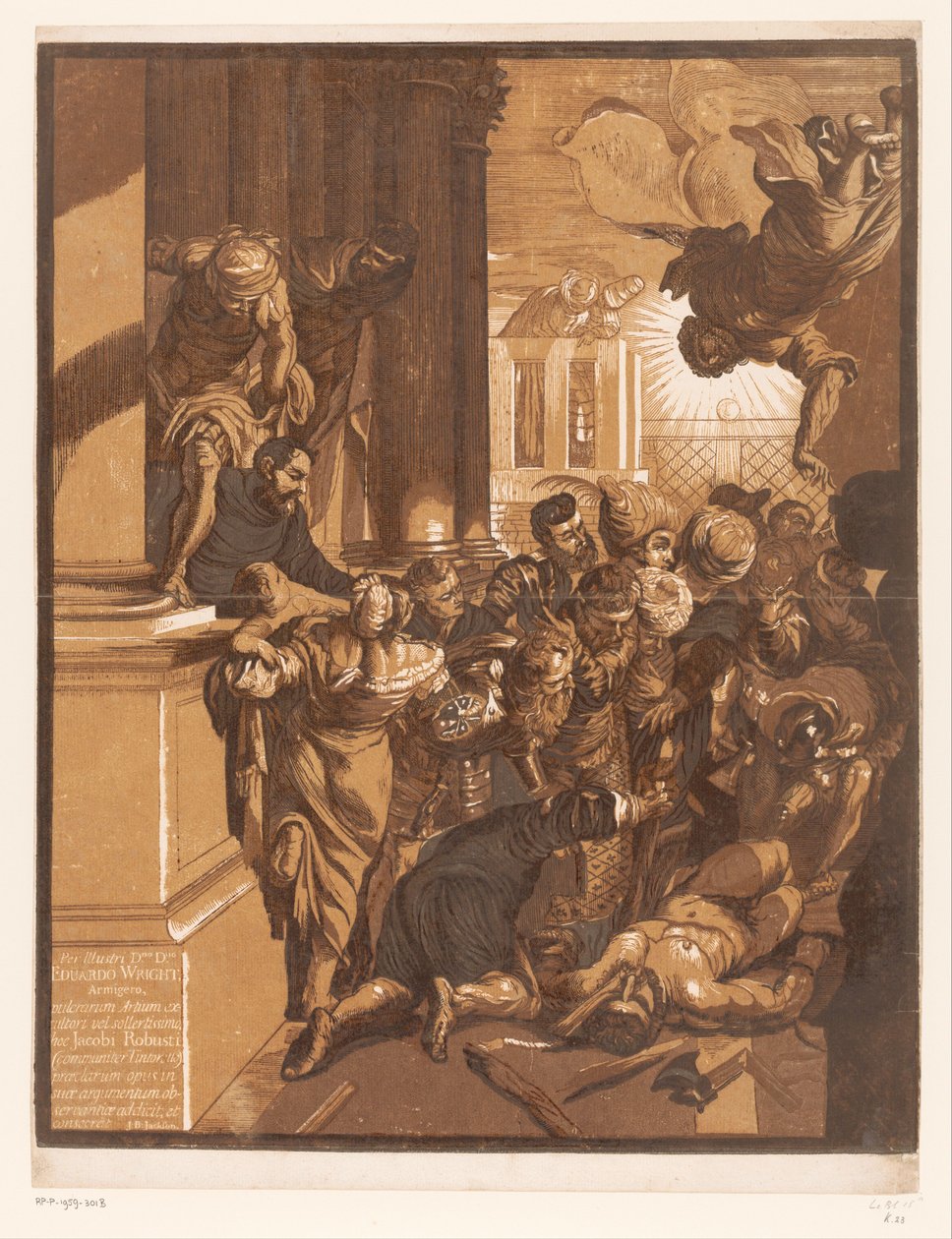 Marcus salva a un esclavo de su tortura
Obras de arte de maestros venecianos (título de la serie)
Opera selectiva (título de la serie) de John Baptist Jackson