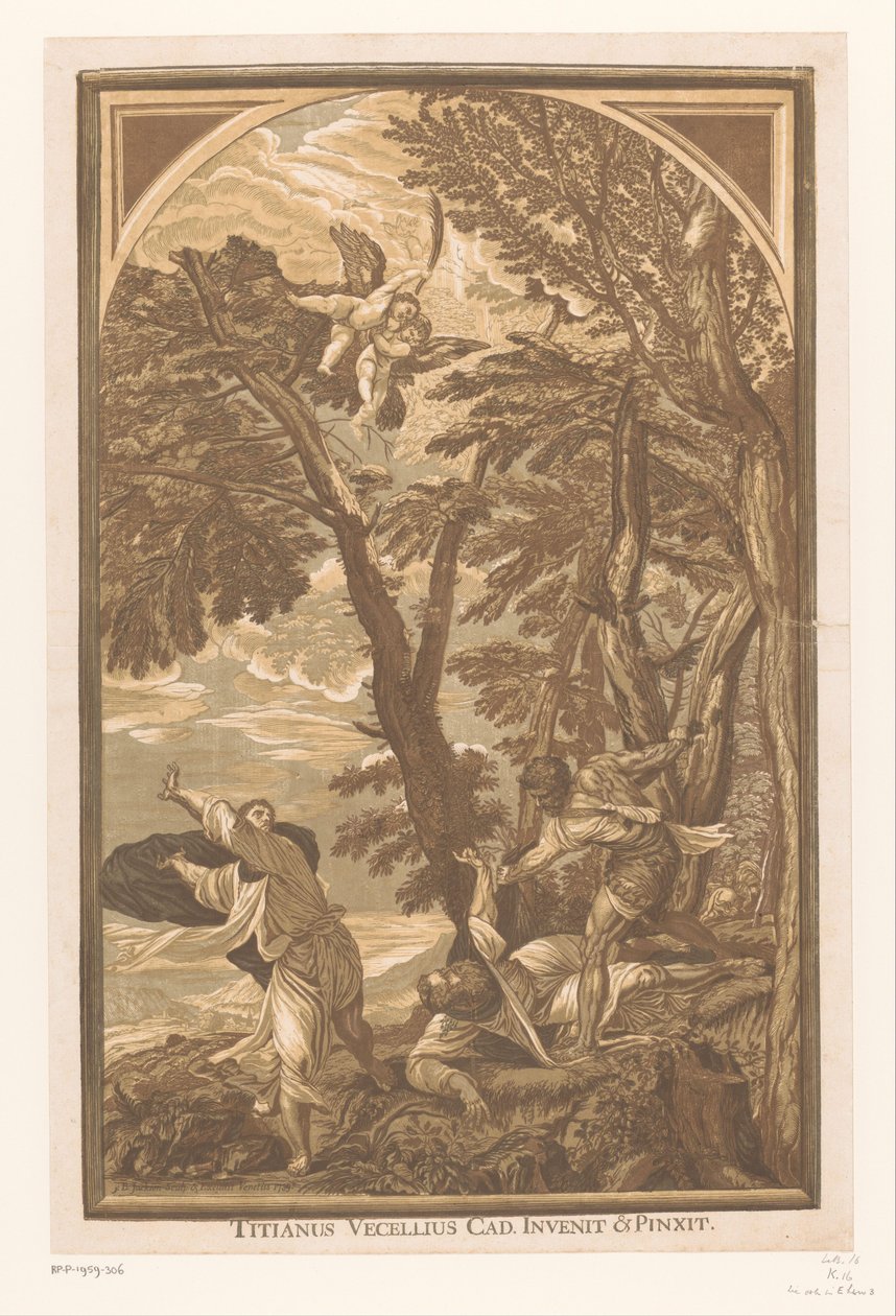 tortura de pedro Obras de arte de maestros venecianos (título de la serie) Opera selectora (título de la serie) de John Baptist Jackson
