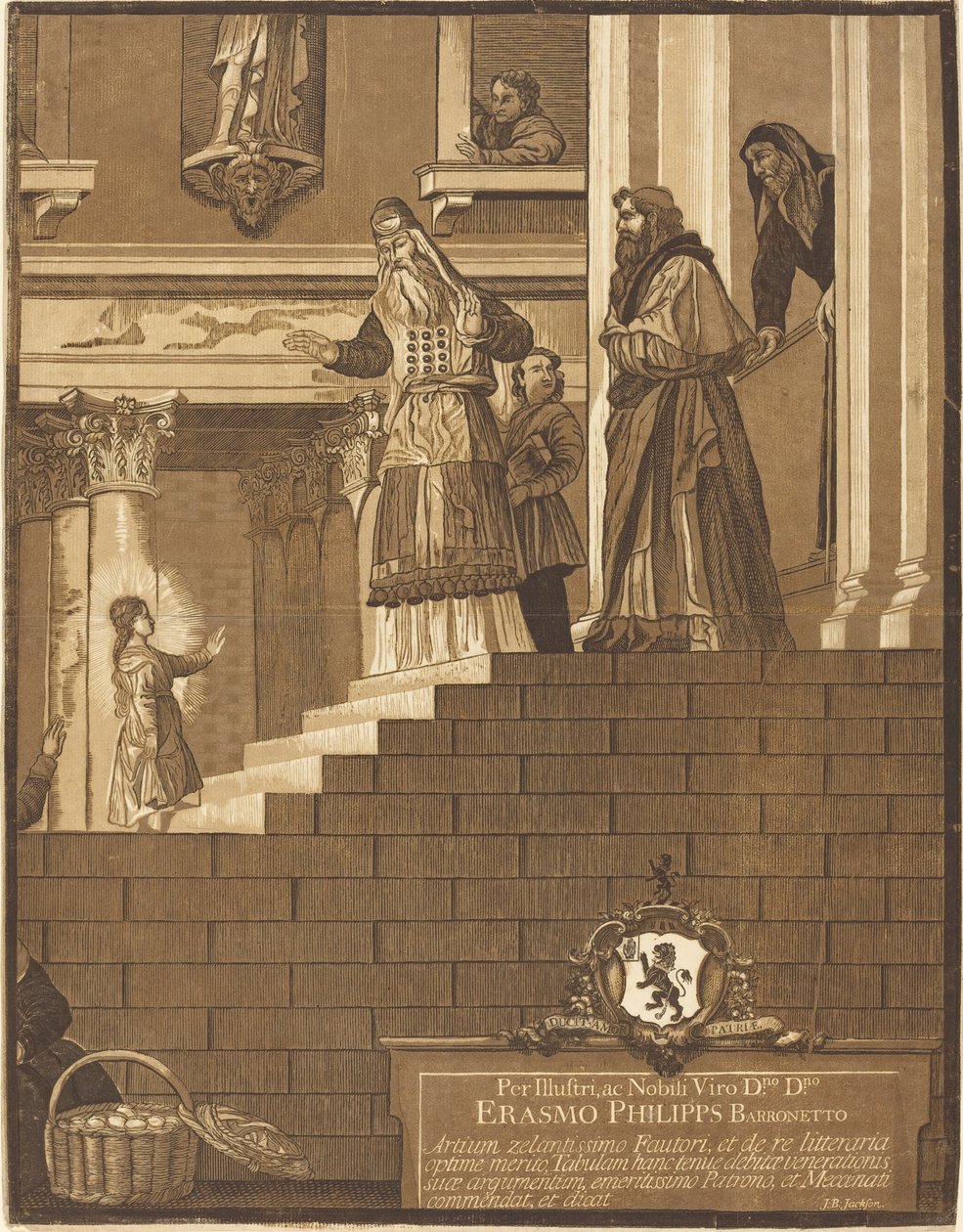 Presentación de la Virgen en el Templo de John Baptist Jackson