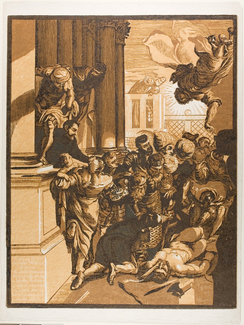 San Marcos Salvando a un Esclavo de la Tortura, de Opera Selectiora de John Baptist Jackson