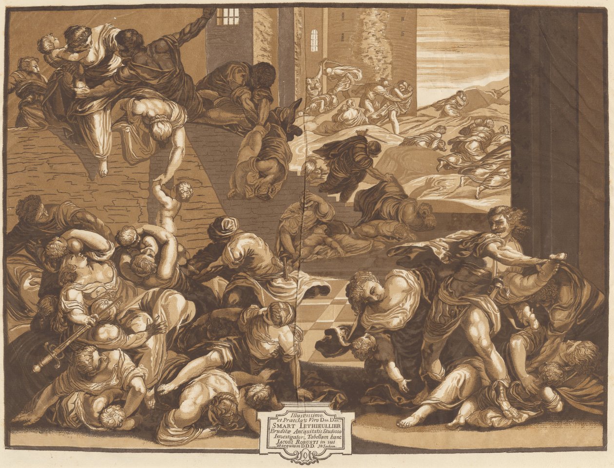 La masacre de los inocentes de John Baptist Jackson, after Jacopo Tintoretto