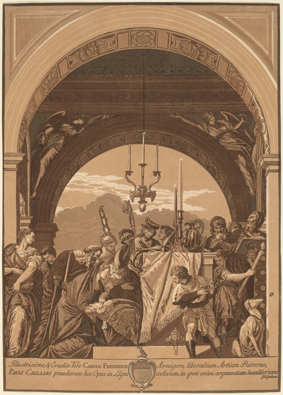 La Presentación en el Templo de John Baptist Jackson, after Veronese
