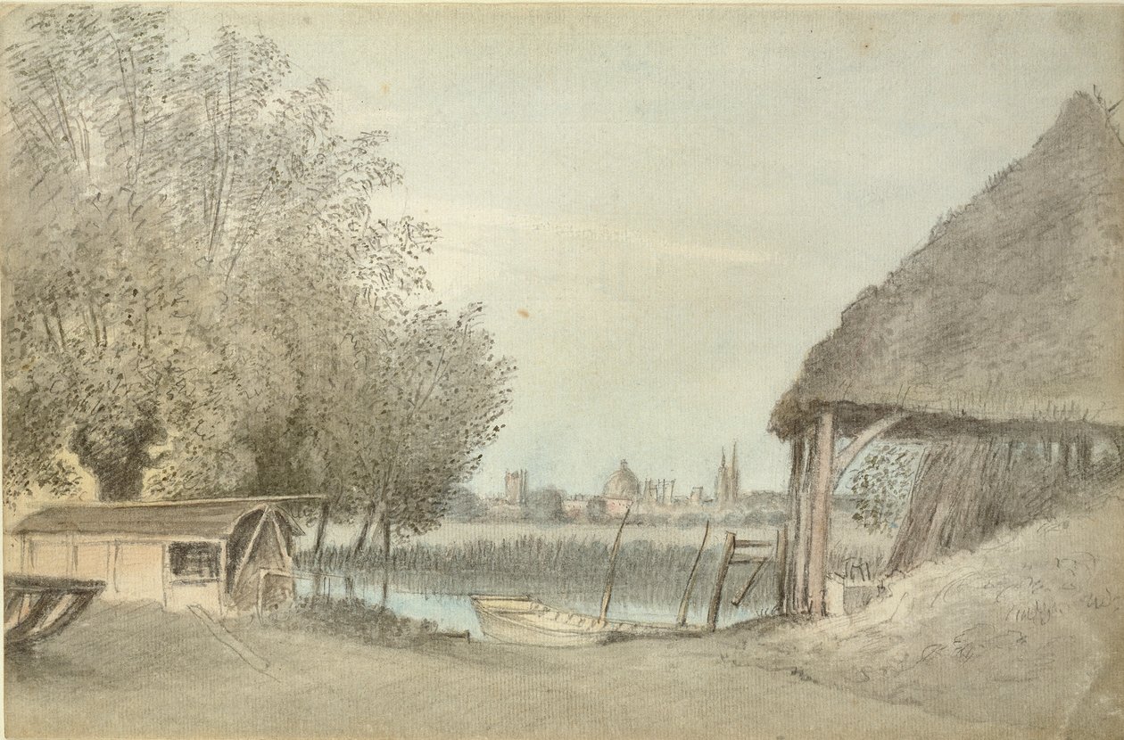 Ferry Hinksey, cerca de Oxford, 15 de junio de 1789 de John Baptist Malchair
