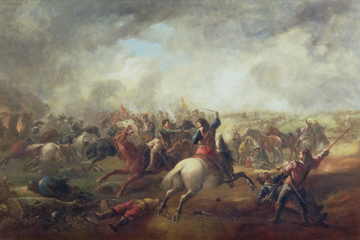 Batalla de Marston Moor, 1644 de John Barker