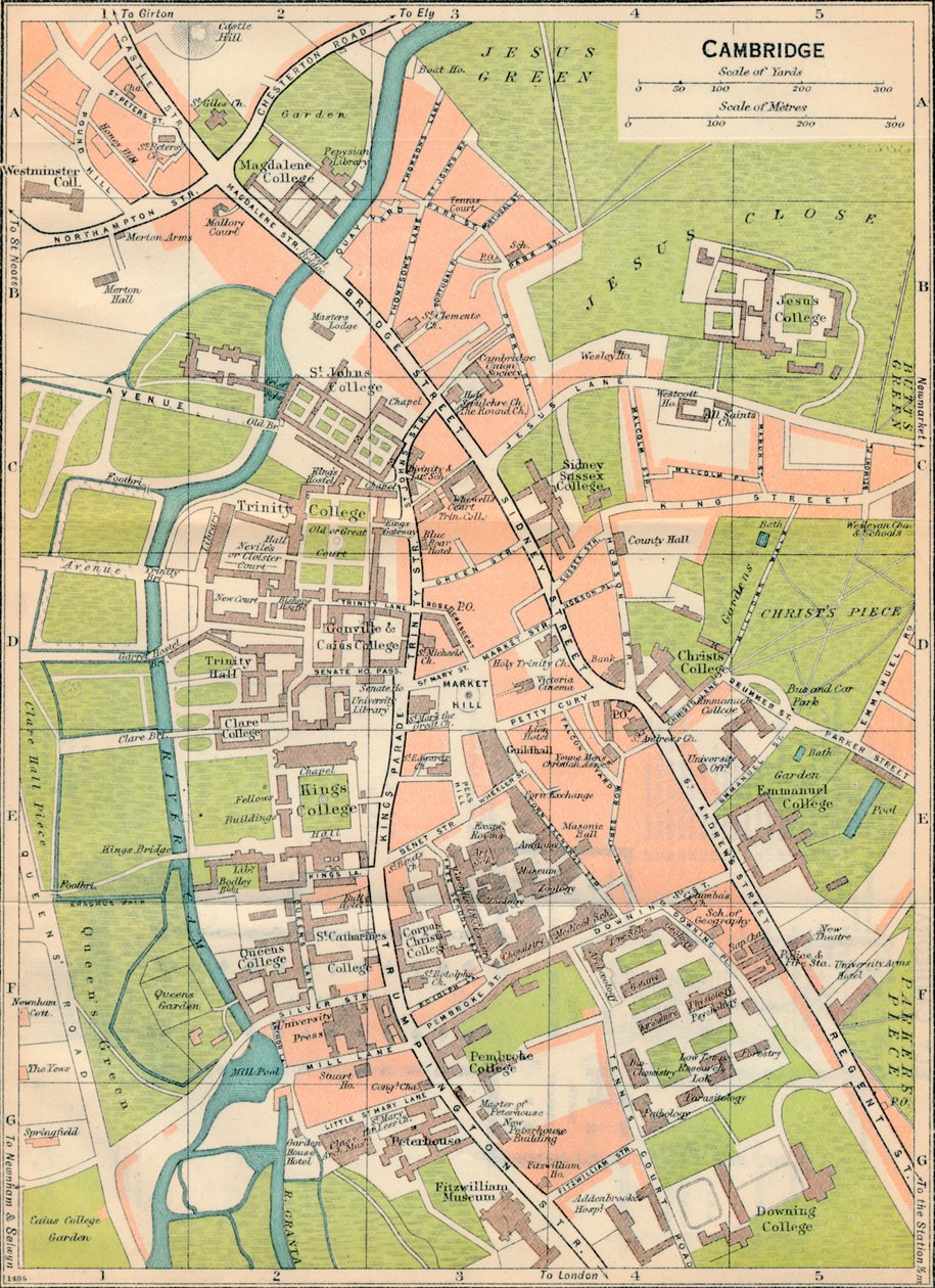Cambridge, siglo XX de John Bartholomew