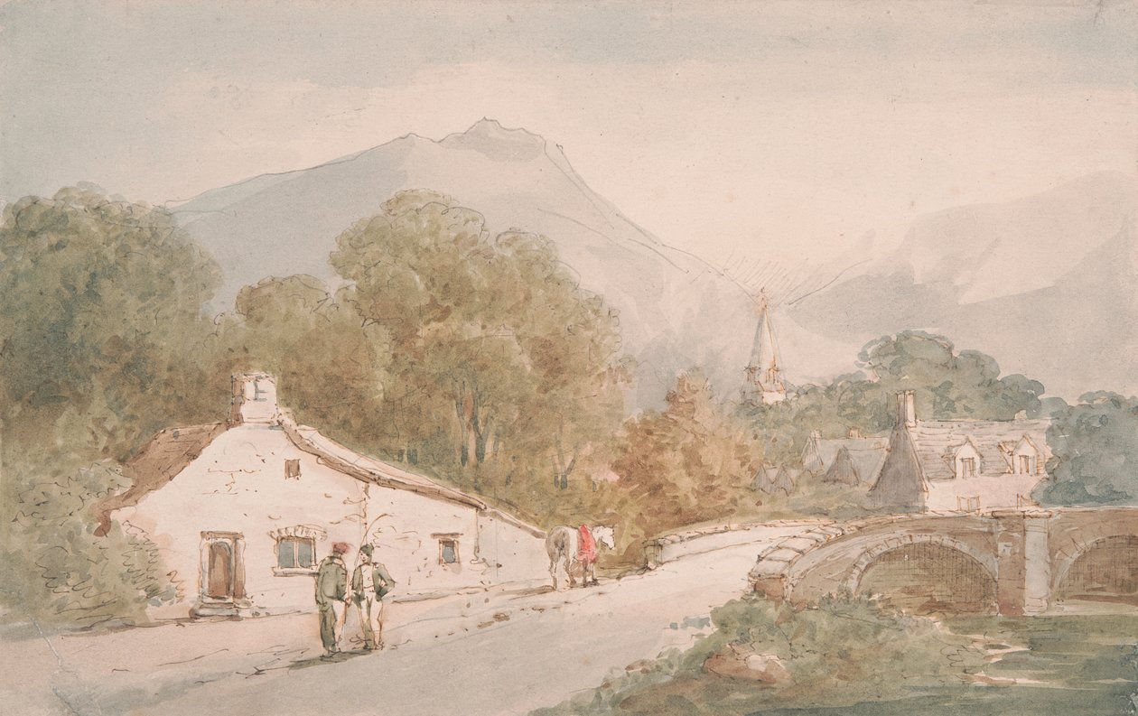 Molino de Tyn Dhu, Gales del Norte de John Baverstock Knight