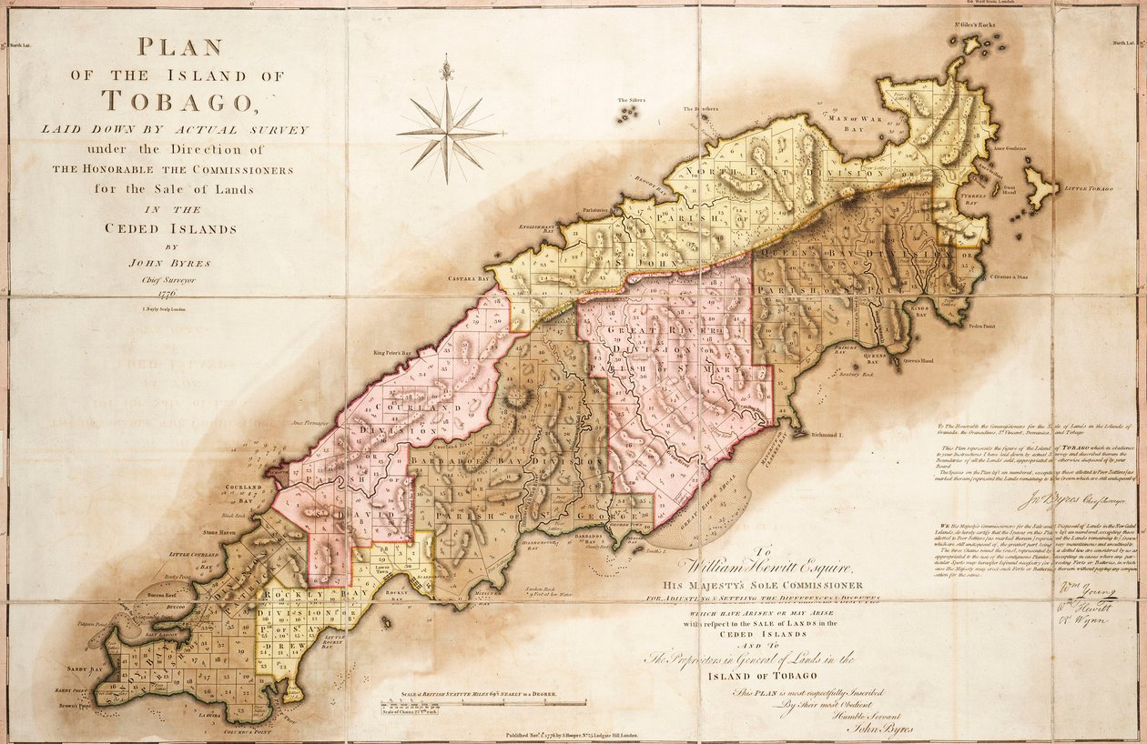 Plan de Tobago de John Bayly
