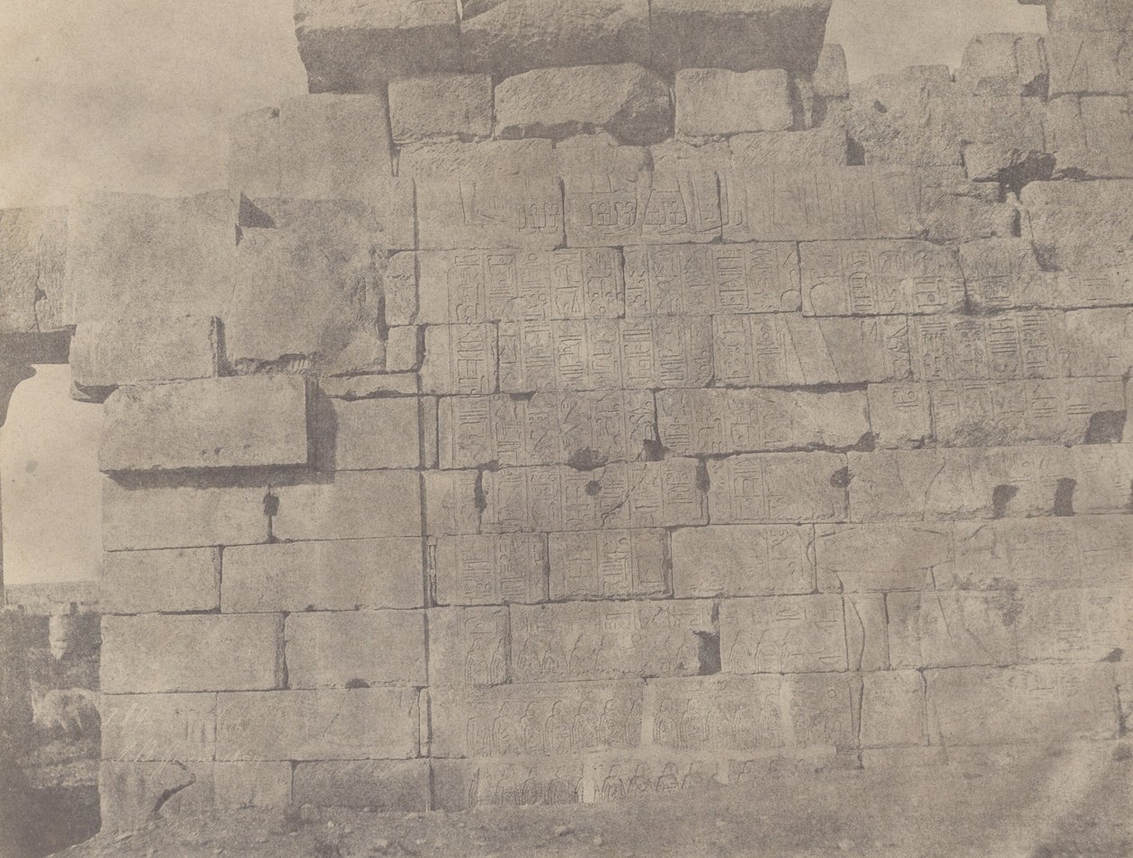 [Karnac, Sala Hipóstila, Muro Sur (Exterior) de John Beasley Greene