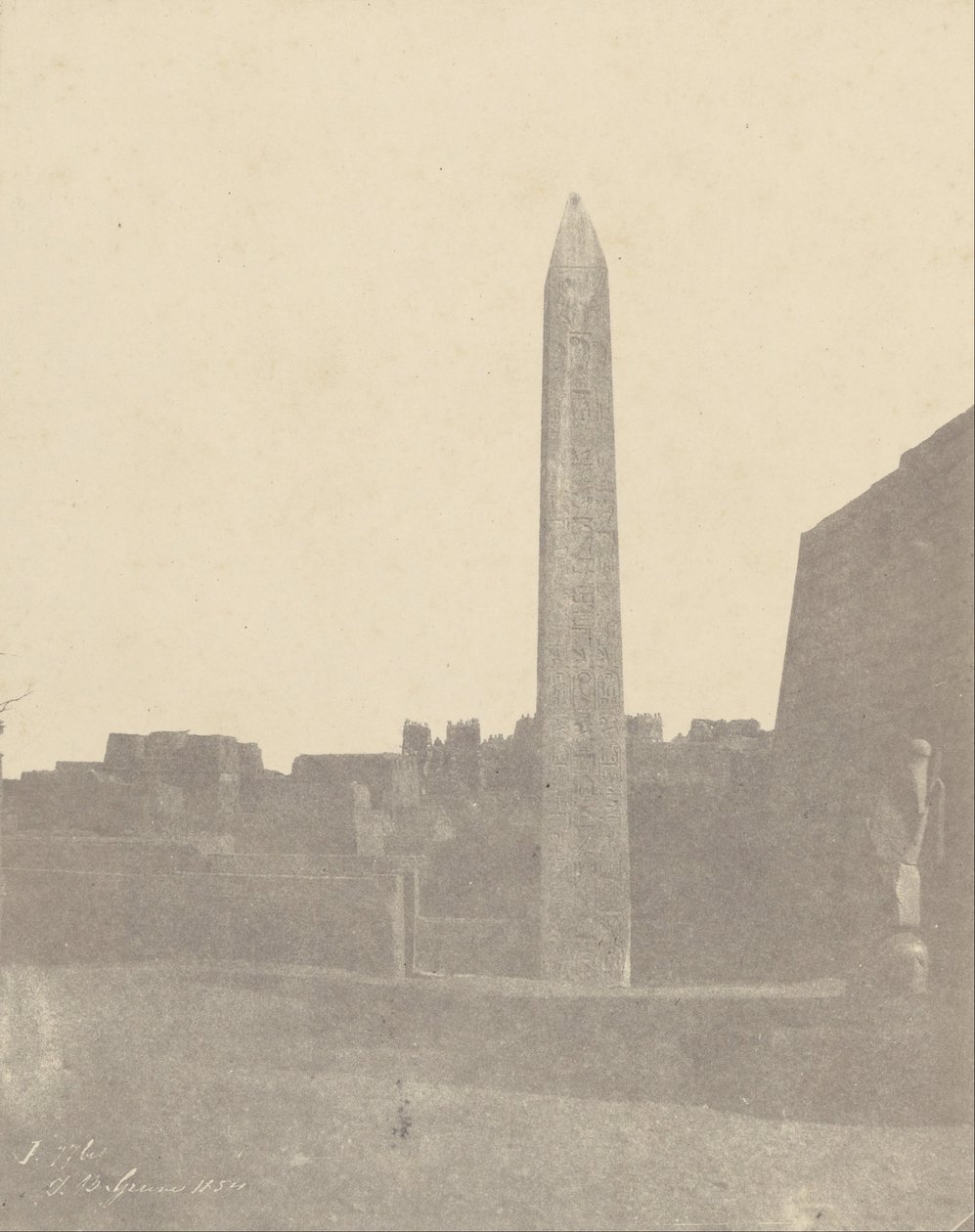 Luxor, Obelisco (Lado Oeste) de John Beasly Greene