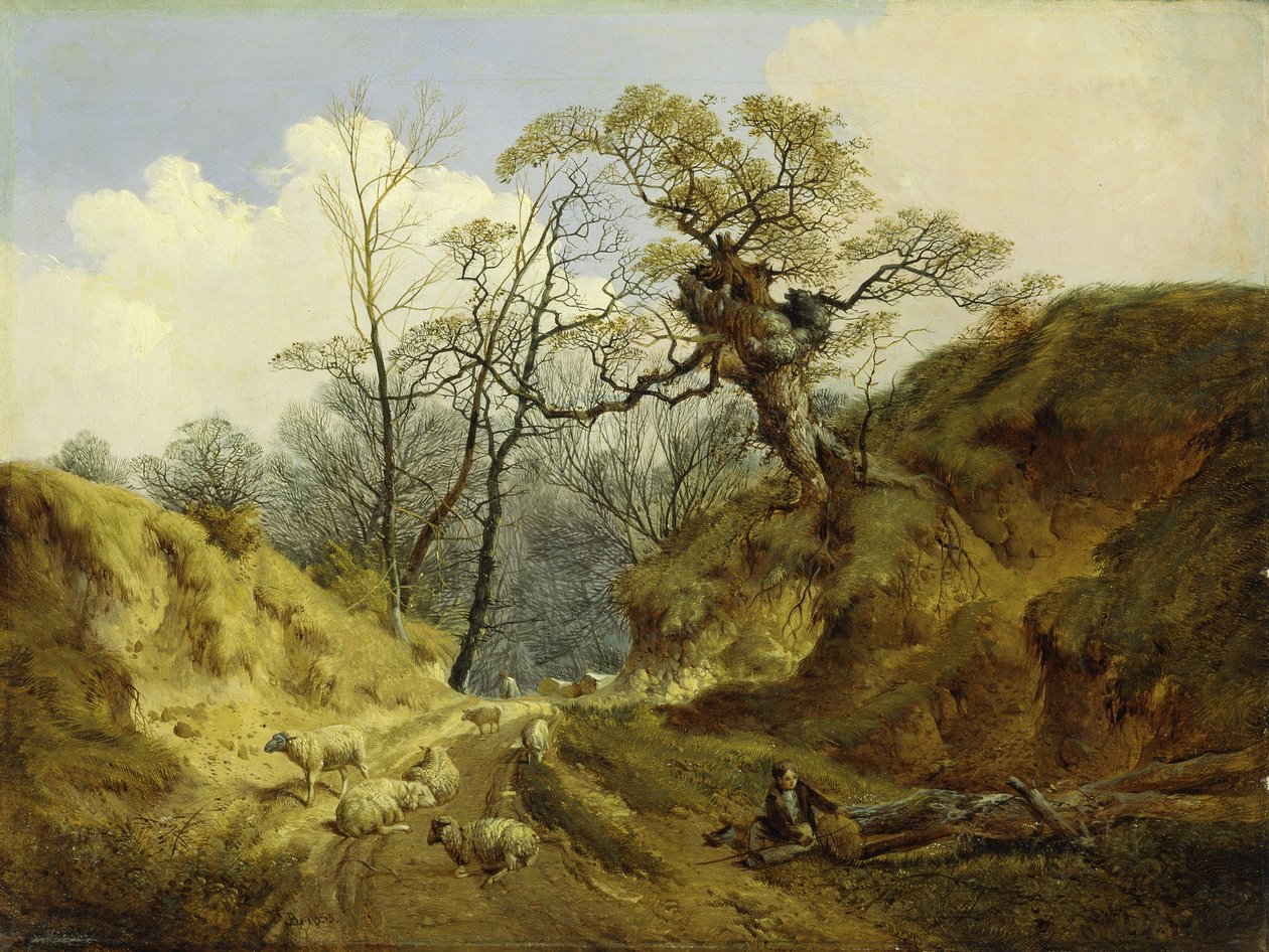 Crown Point, Whitlingham, cerca de Norwich de John Berney Ladbrooke