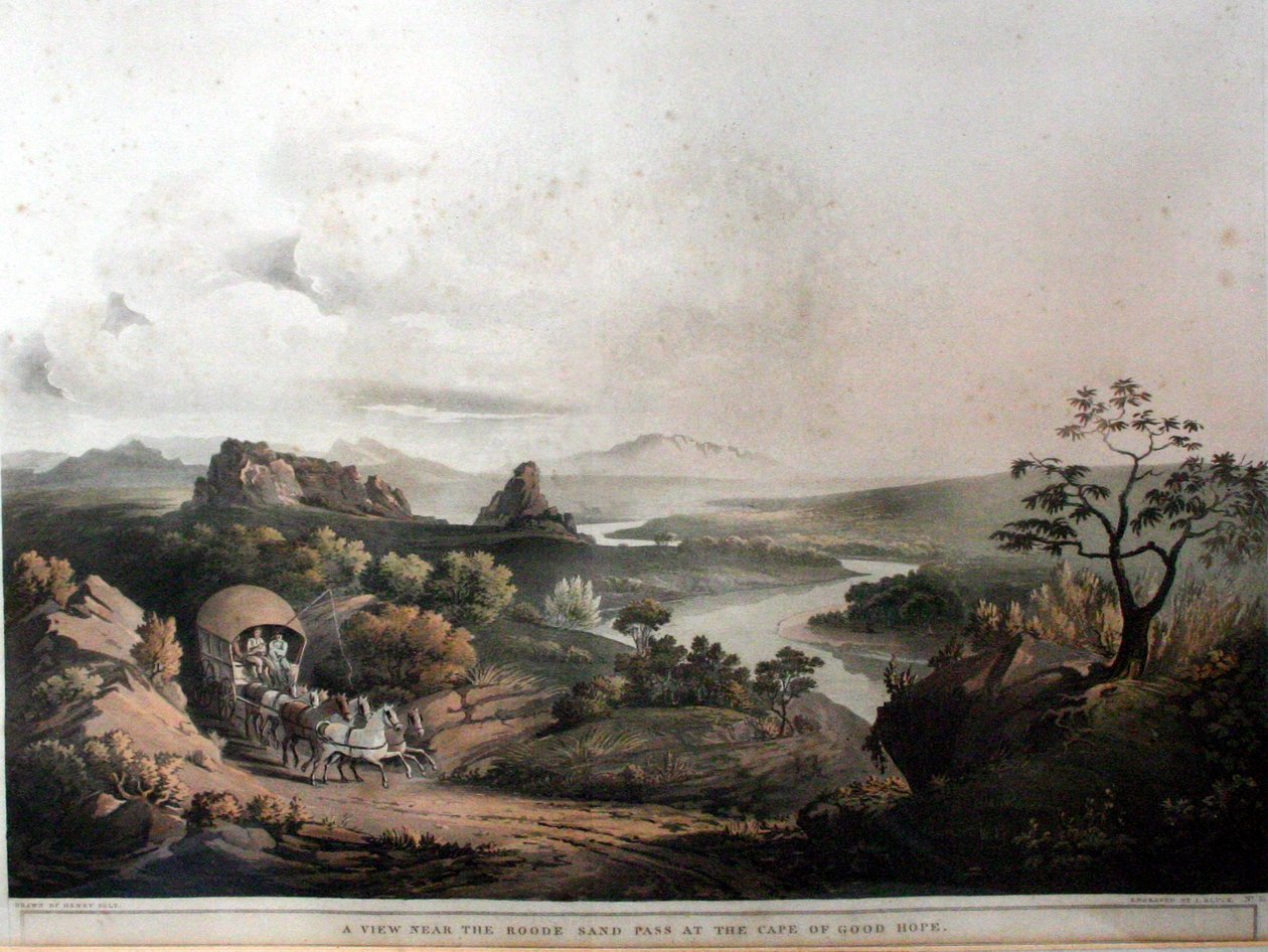 Una vista cerca del paso de Roode Sand en el Cabo de Buena Esperanza de John Bluck