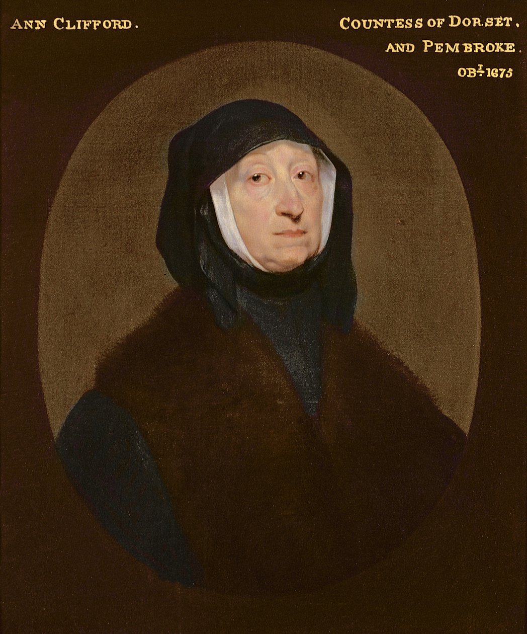 Lady Ann Clifford, Condesa de Dorset y Pembroke (d.1675) de John Bracken