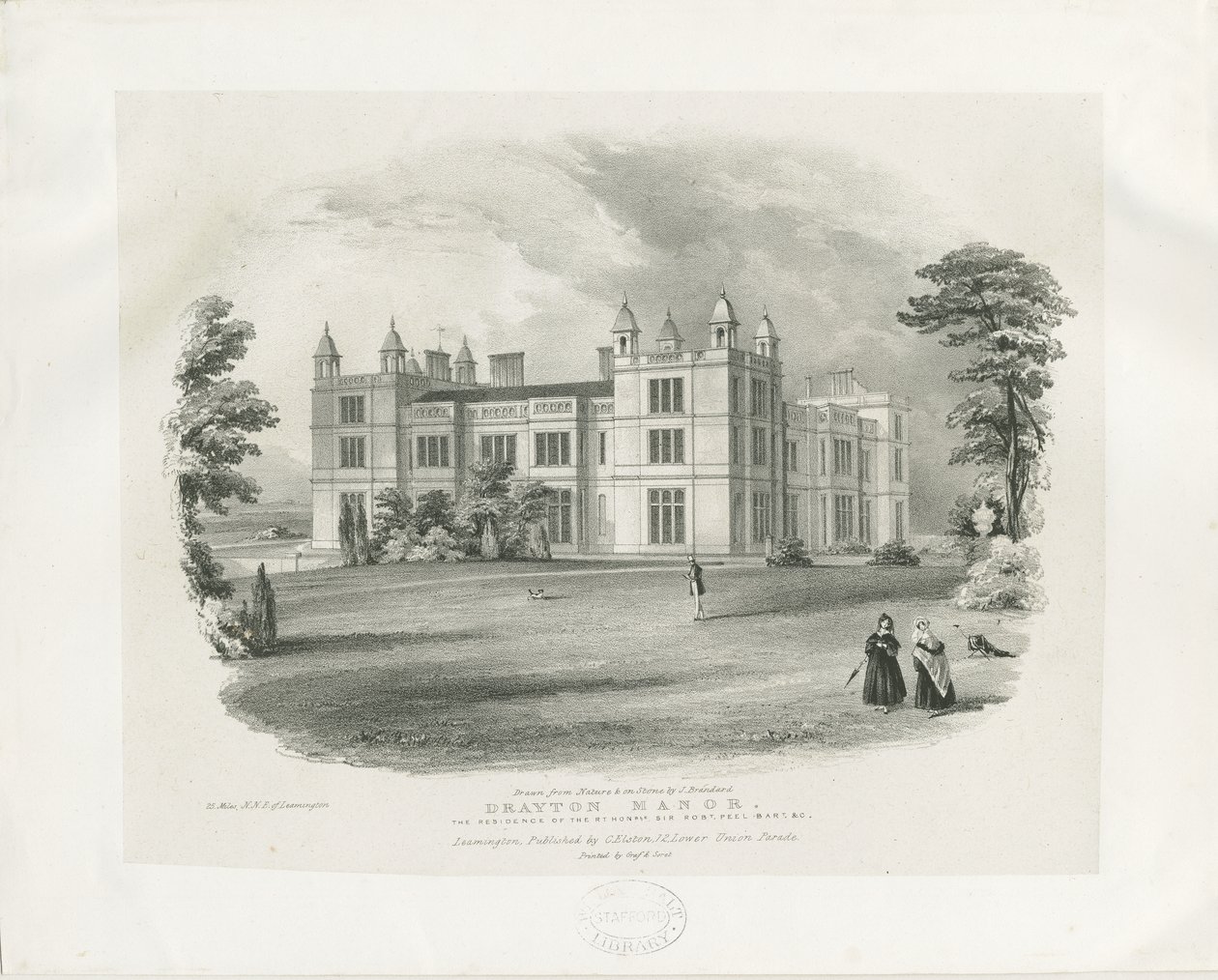 Drayton Bassett - "Drayton Manor" de John Brandard