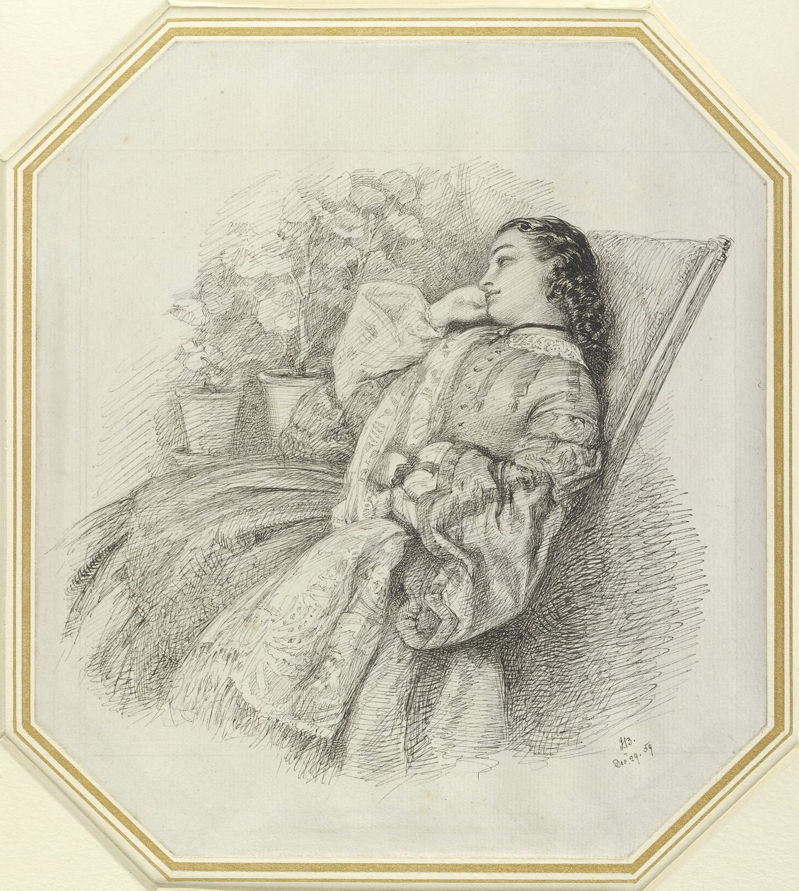 Georgina Hannay, 1859 de John Brett