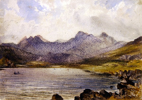 Cerca de Llyn Crafrant, Gales de John Brett