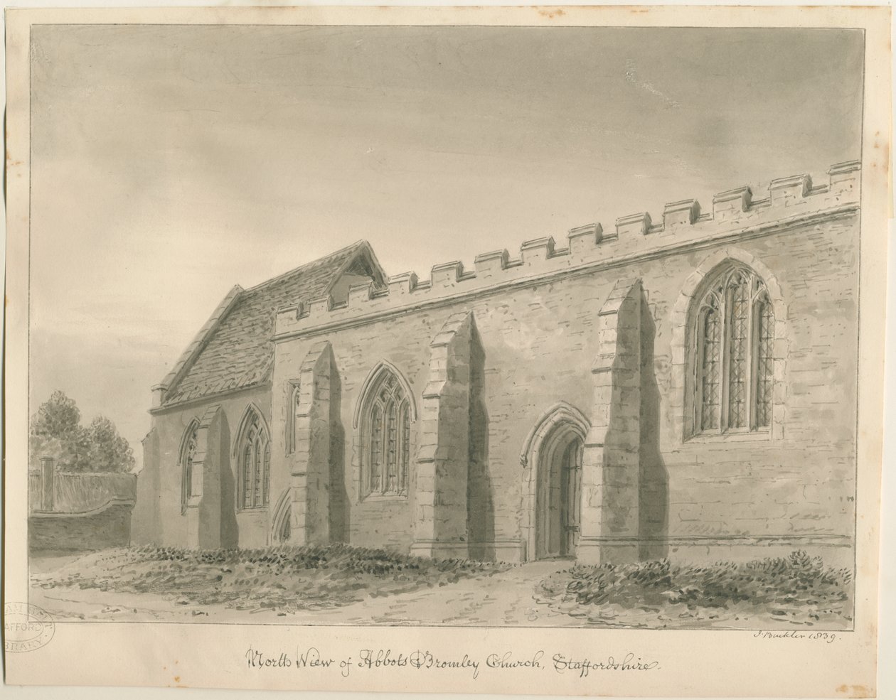 Iglesia de Abbots Bromley de John Buckler
