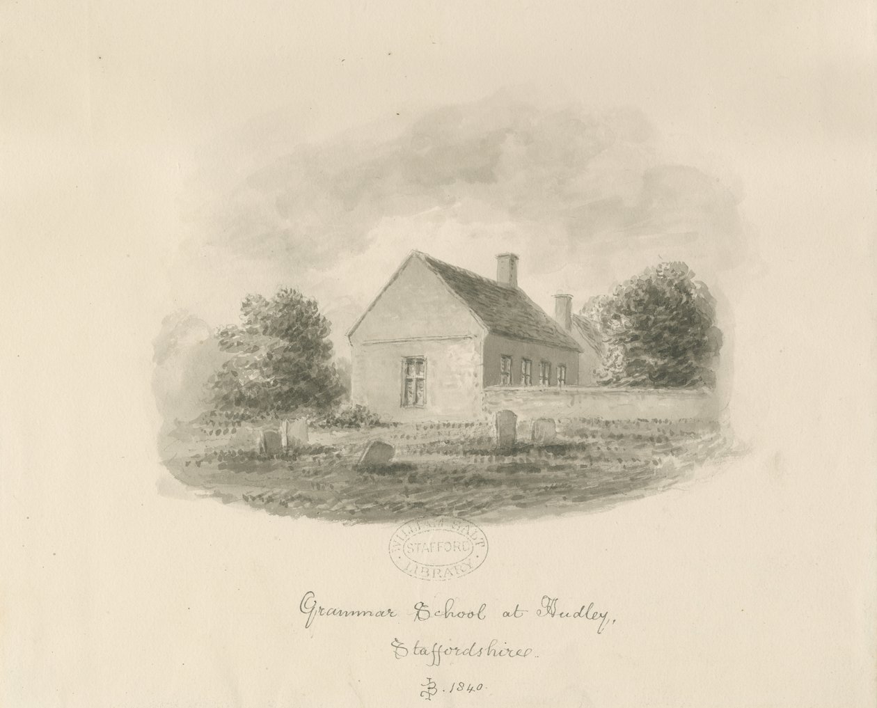 Escuela de Gramática de Audley de John Buckler