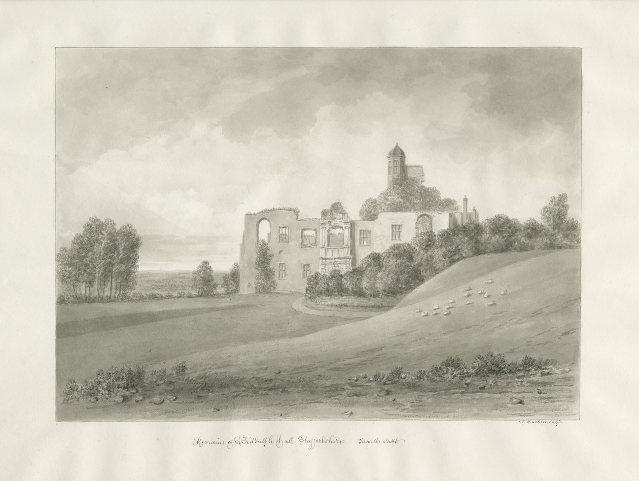 Biddulph Hall (antiguo) de John Buckler