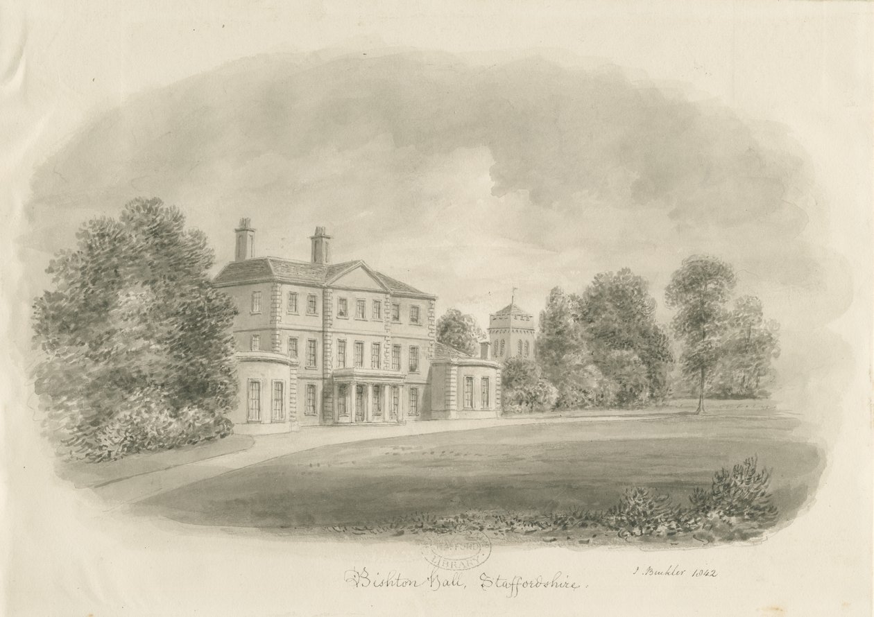 Bishton Hall de John Buckler