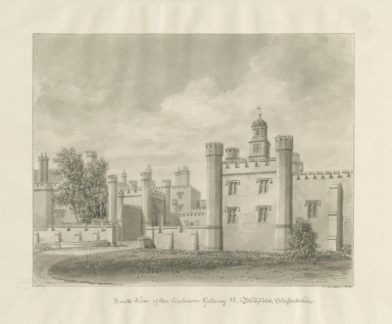 Blithfield Hall de John Buckler